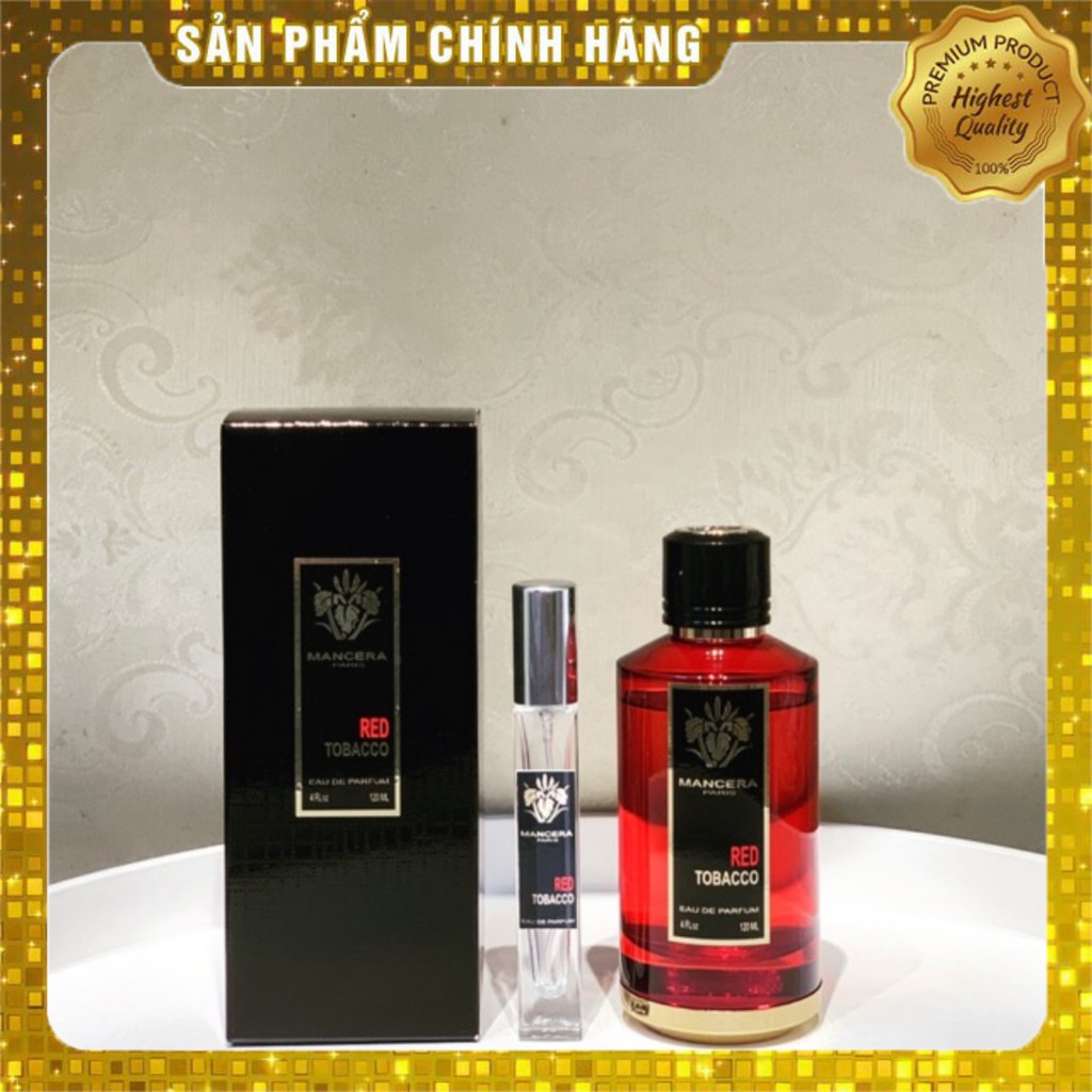 [Nước hoa mini] Mẫu thử 2/5/10ml Mancera Red Tobacco EDP (Hương nồng ấm và thanh cay) | BigBuy360 - bigbuy360.vn