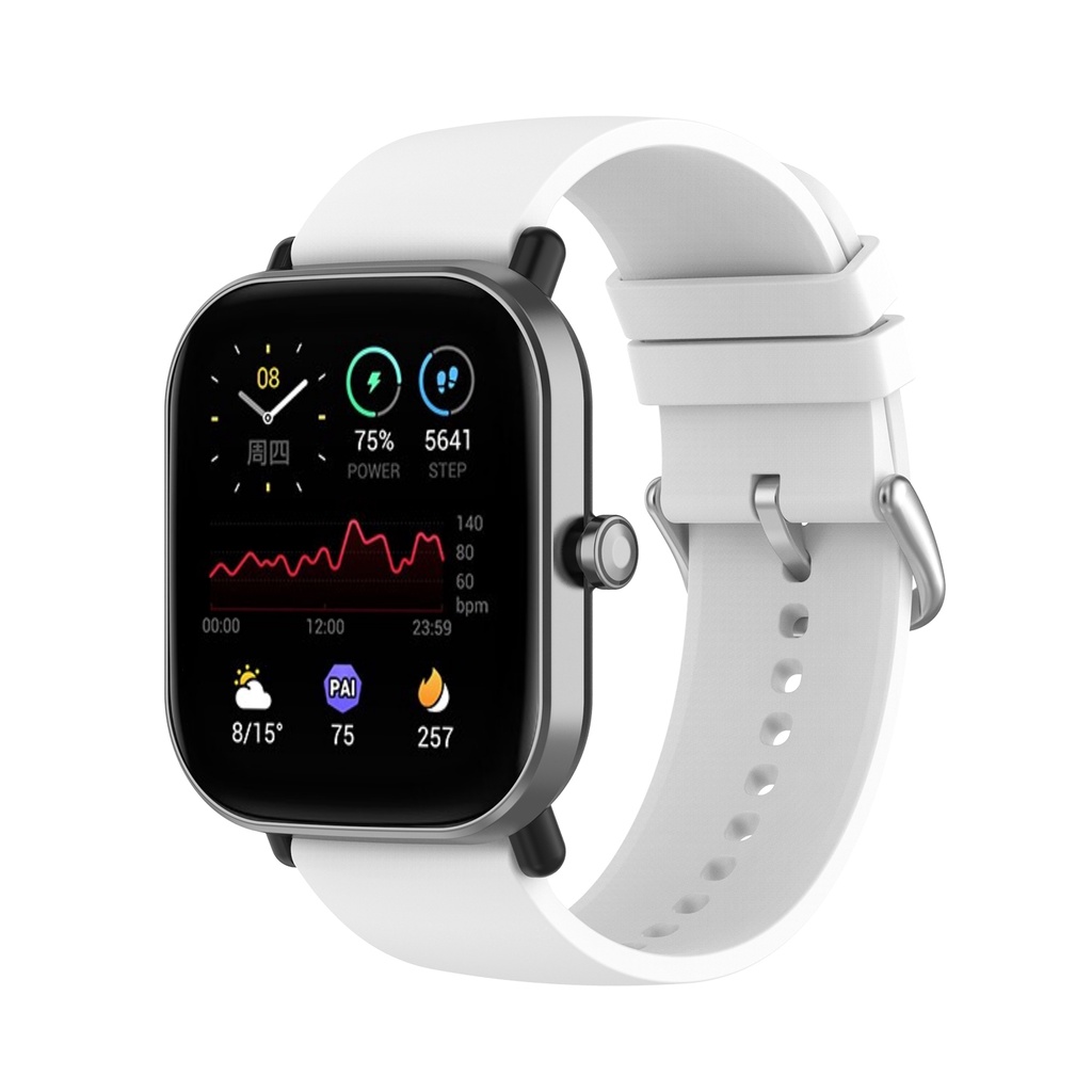 Dây đồng hồ bằng silicon 20mm cho Huami Amazfit Gts 2 / 2e / Gts 2 Mini / Amazfit Bip 1s / Gts 2 / Bip Lite / Gtr 42mm