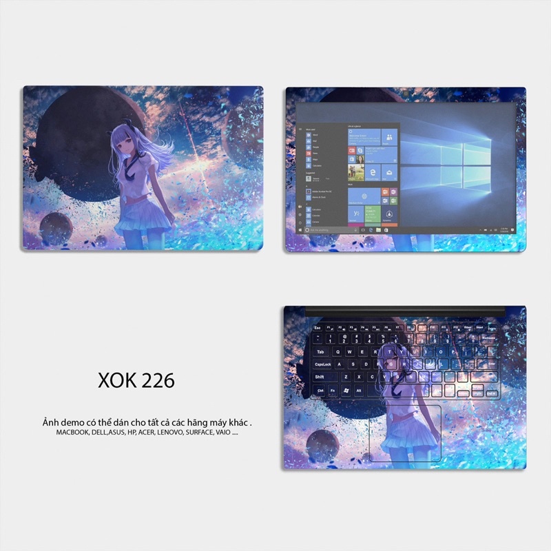 Miếng Dán Skin Laptop - Chủ Đề Anime