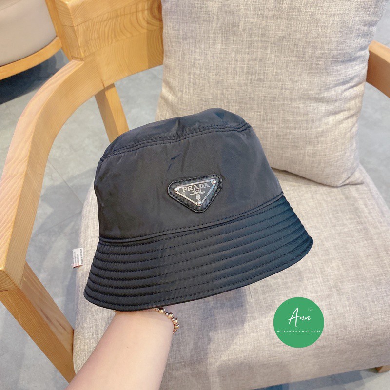 Mũ bucket gió Prada ❤️Freeship❤️ Mũ Prada cao cấp, chất liệu vải gió kháng nước, màu sắc trẻ trung, hàng loại 1 full tag