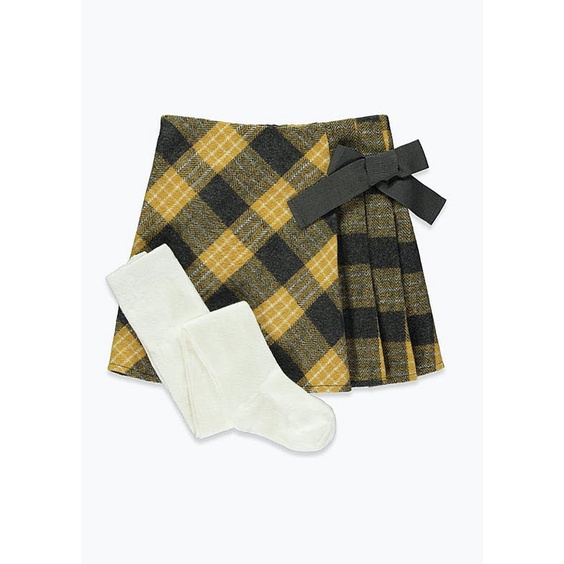 Set chân váy kèm tất bé gái Matalan