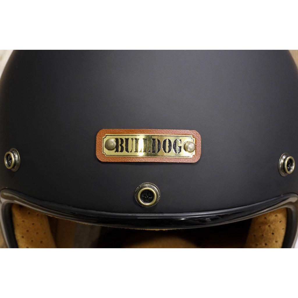 Mũ bảo hiểm Bulldog Heli Siêu Nhẹ Đen nhám