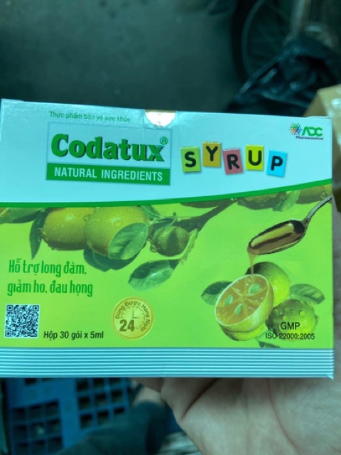 CODATUX Sirup - Giảm ho, giảm khò khè