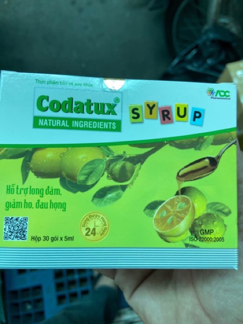 CODATUX Sirup - Giảm ho, giảm khò khè (Hộp 30 gói)