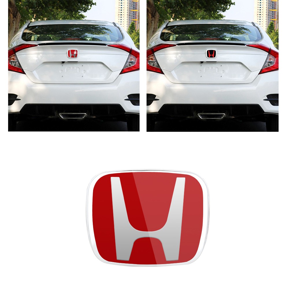 🚗 Logo dán trang trí vô lăng xe hơi Honda 2016 2017 2018 2019 2020 Ten Generation Civ