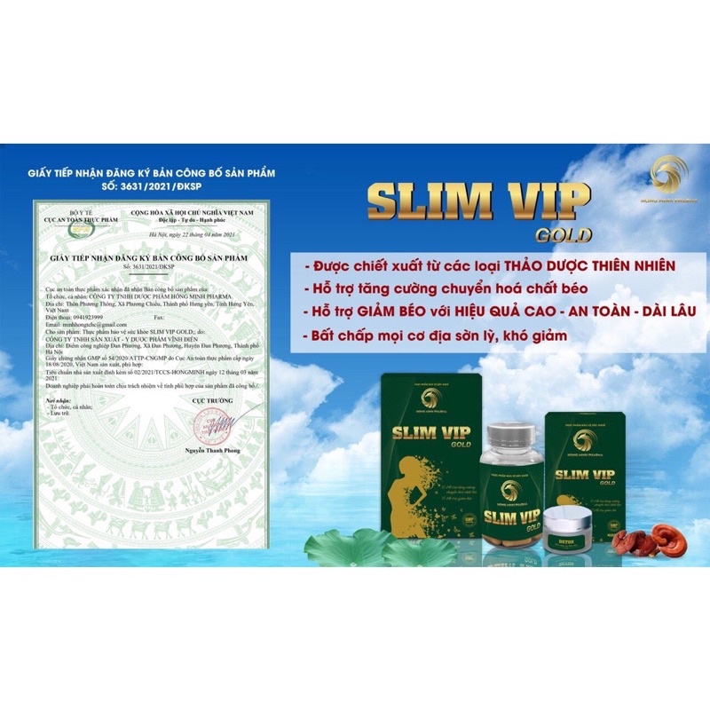 SLIM VIP GOLD  TẶNG KÈM MI NHON MỚI NHẤT