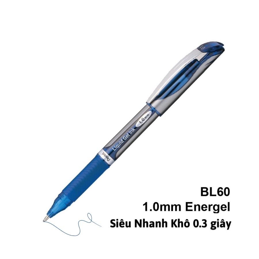 Bút Ký Nhật Bản Pentel BL60 | Bút Ký Mực Gel Cao Cấp Cho chữ ký hoàn hảo | Nét Mực 1.0mm