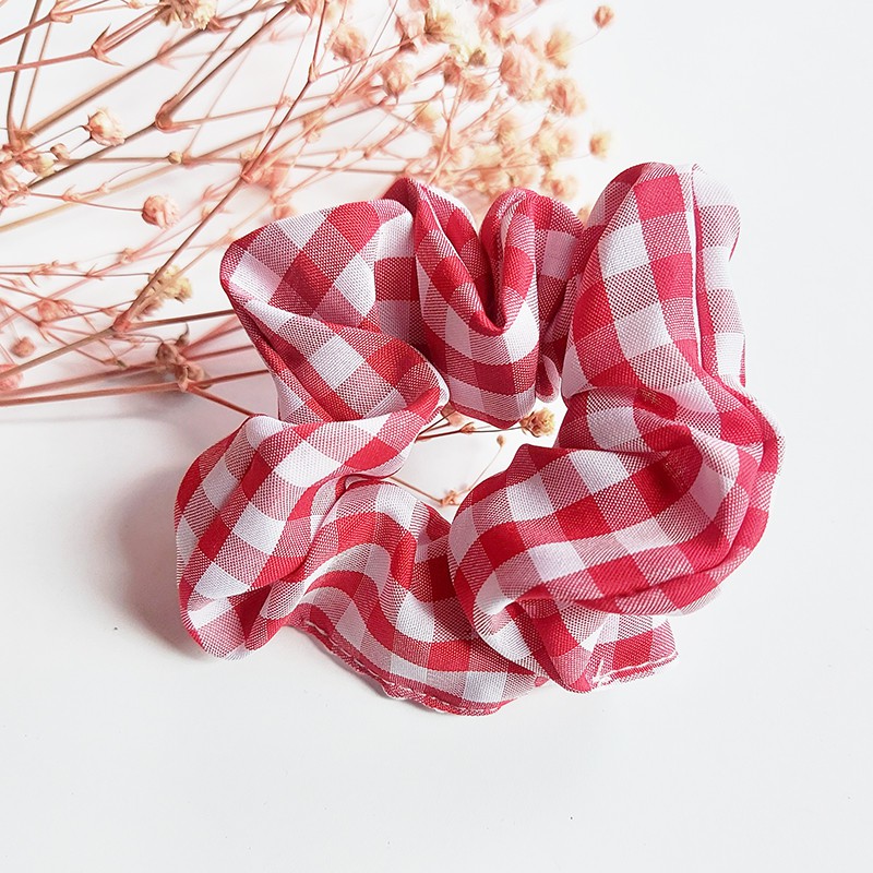 Combo 5 dây buộc tóc Scrunchies họa tiết dễ thương, scrunchies hoa nhí cute , tuichuompuha