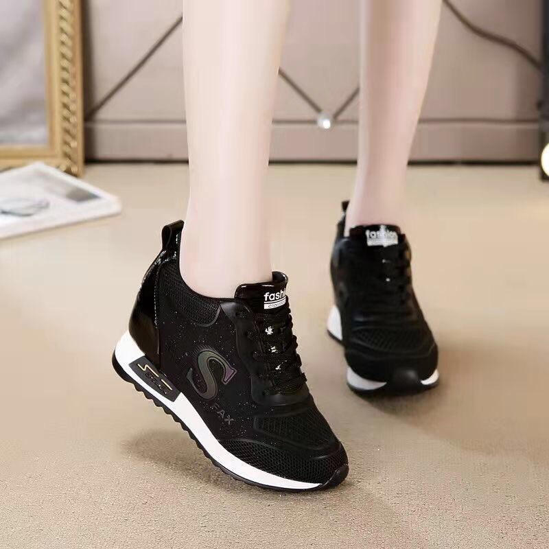 Giầy Thể thao đế độn nâng chiều Cao 8 Cm siêu chất và êm chuẩn cao cấp kèm ảnh thật shop chụp (Hàng ORDER)