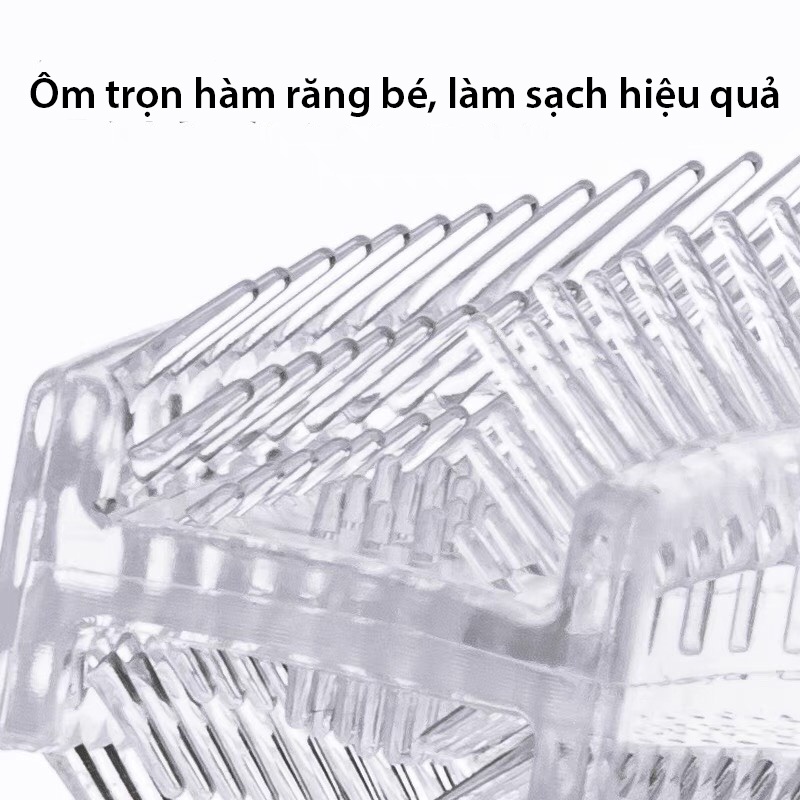 Bàn chải đánh răng cho bé chữ U chất liệu Silicon siêu mềm, cho bé từ 2 tuổi - 6 tuổi - gấu Koala