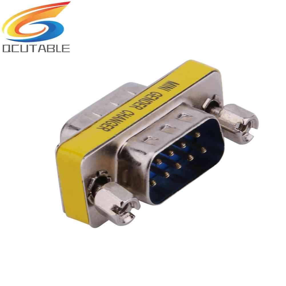 Set 2 Đầu Nối Chuyển Đổi DB9 Male Sang Male RS232