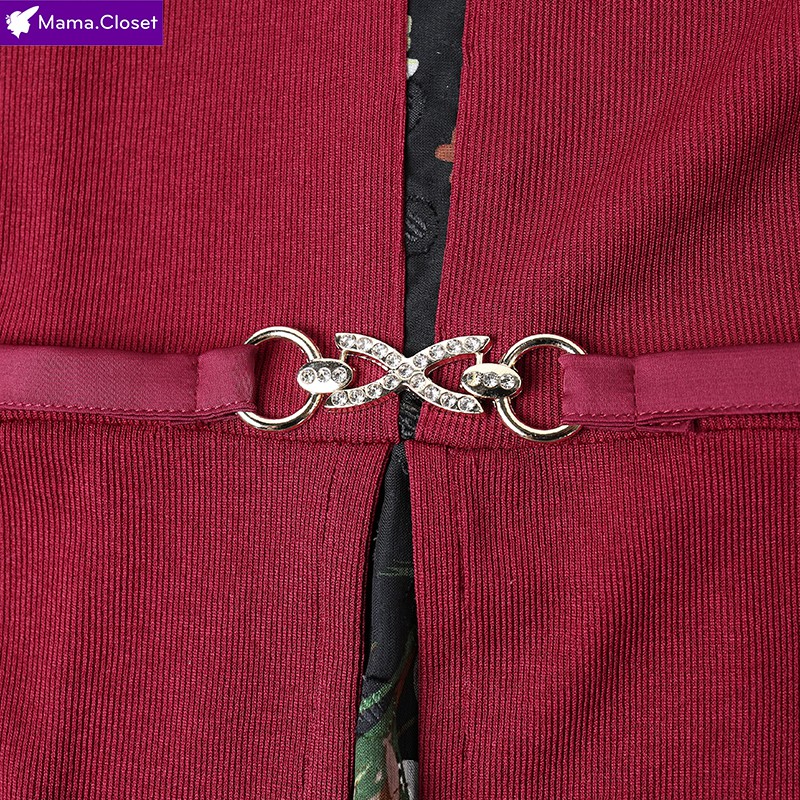 #E608 VÁY VOAN LEN HAI LỚP HÀNG QUẢNG CHÂU SANG TRỌNG CHO MẸ, ĐỒ CHO NGƯỜI TRUNG NIÊN HOT SALE 2021 | BigBuy360 - bigbuy360.vn