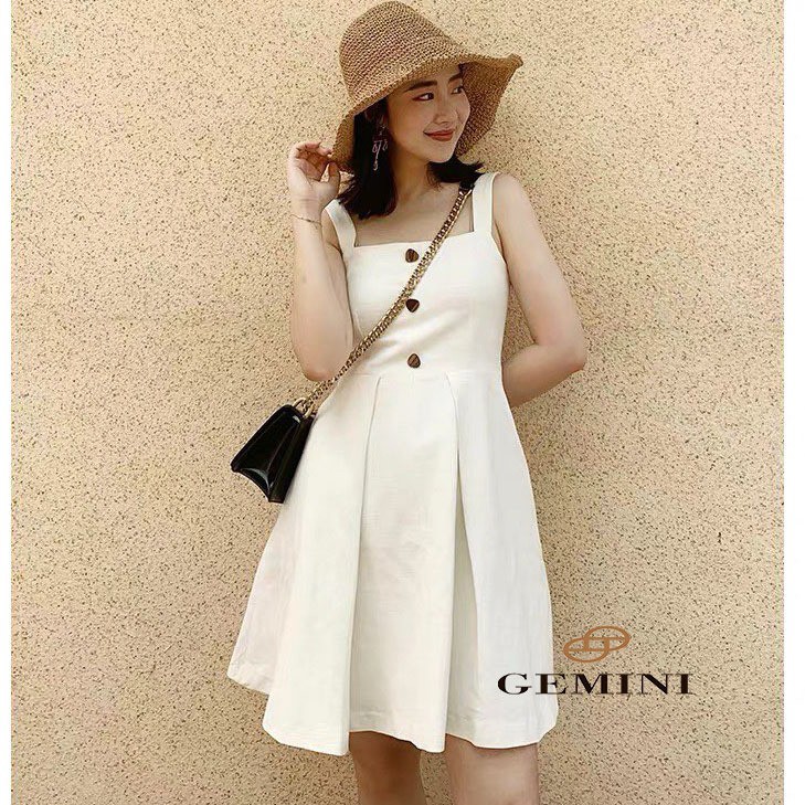 Váy hai dây trắng | BigBuy360 - bigbuy360.vn