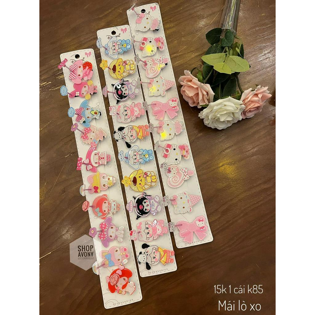 1 kẹp tóc mái cho bé đính lò xo rung rinh