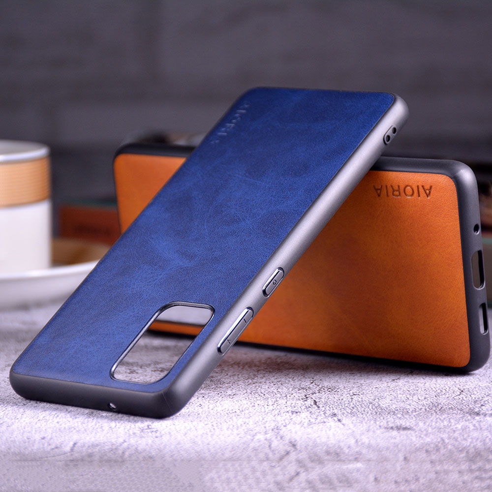 Ốp Điện Thoại tpu + pc Phối Da pu Kiểu Doanh Nhân Cho samsung galaxy s20 plus ultra s10 s10e 5g note 10 lite