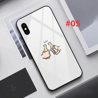 Ốp lưng kính Samsung Galaxy Note 8 Note 9 Note 10 Note 10 Plus in hình CUTE