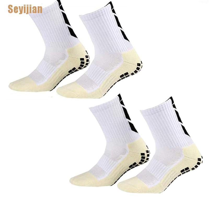 Bộ 2 Đôi Vớ Thể Thao Bằng Cotton Thoáng Khí Chống Trượt An Toàn