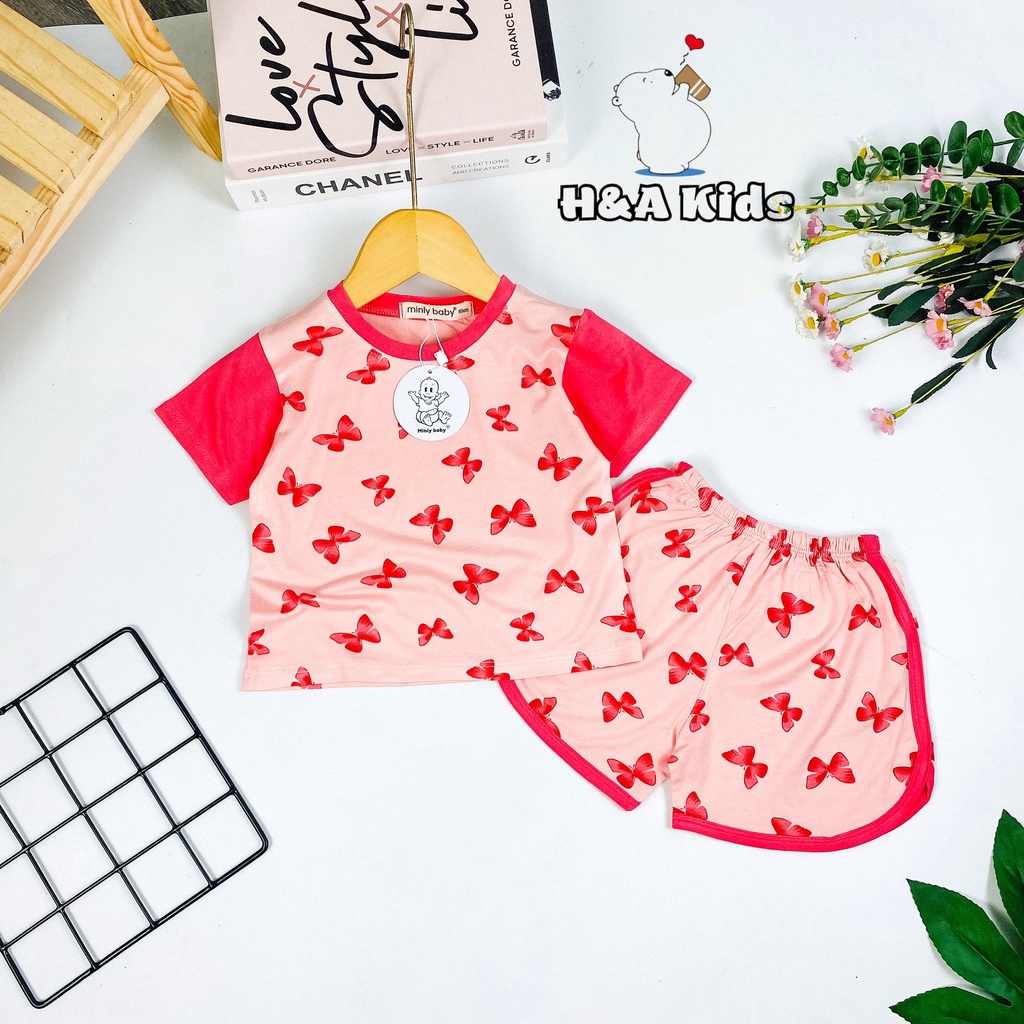[Bé 19-32kg] Bộ ngắn tay SIZE ĐẠI thun lạnh in toàn thân phối quần vát cho bé trai bé gái từ 19-32kg