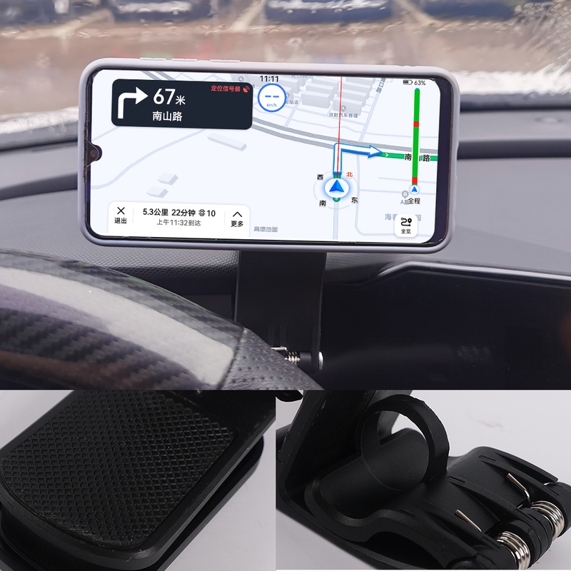 Giá đỡ điện thoại 3-7 inch xoay 360 độ có nam châm cho xe hơi | BigBuy360 - bigbuy360.vn