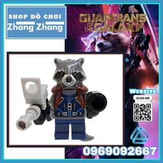 Đồ chơi Xếp hình Rocket Racoon - The guardians of the galaxy Minifigures MG0177