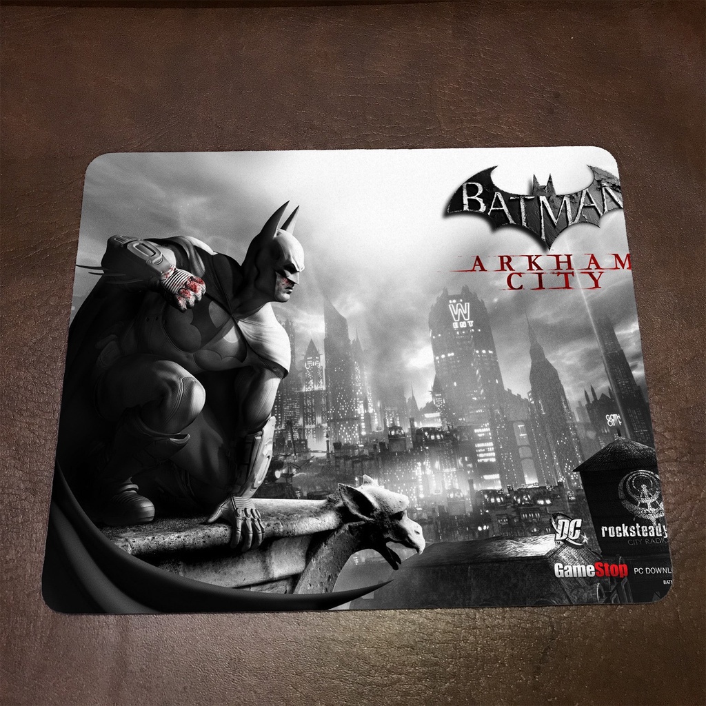 Lót chuột máy tính Marvel BAT MAN - Mẫu 4 Mousepad cao su êm ái, nhận in theo yêu cầu