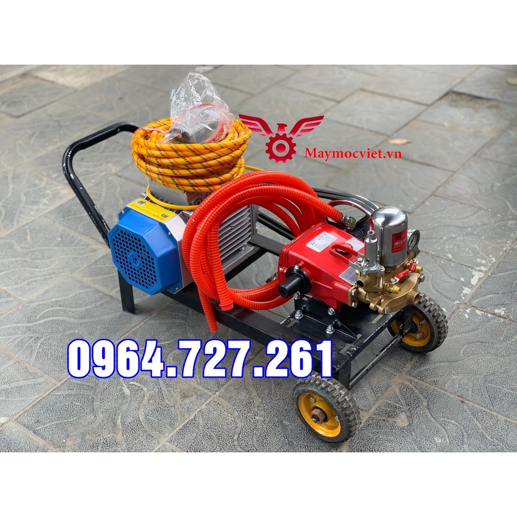 Máy rửa xe dây đai công suất 2HP motor dây đồng