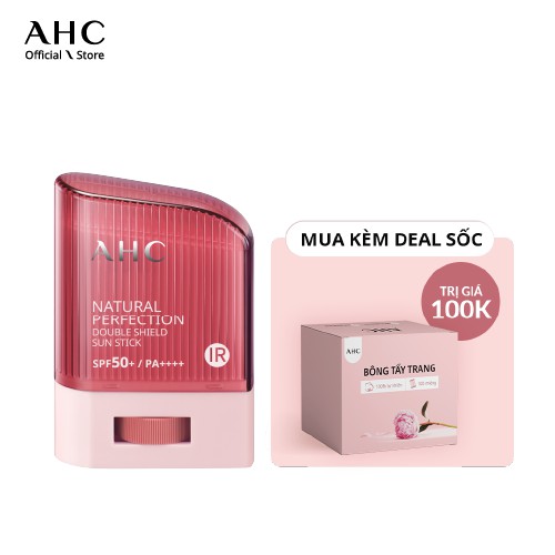 Kem Chống Nắng Dạng Thỏi - AHC Natural Perfection Double Shield Sun Stick 14g