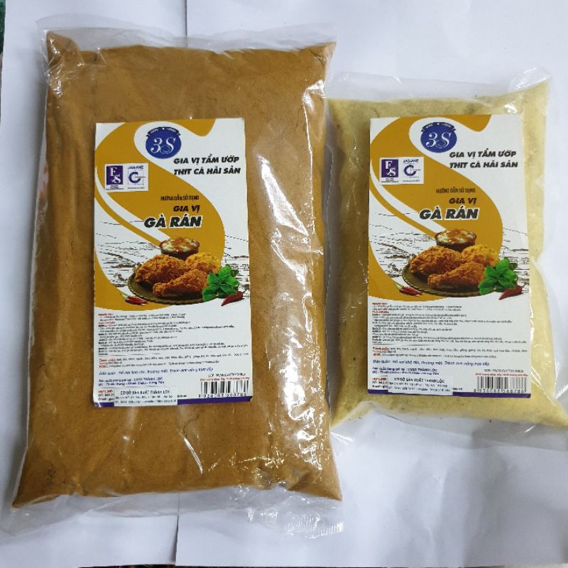 Combo Gia Vị gà rán gói 500g