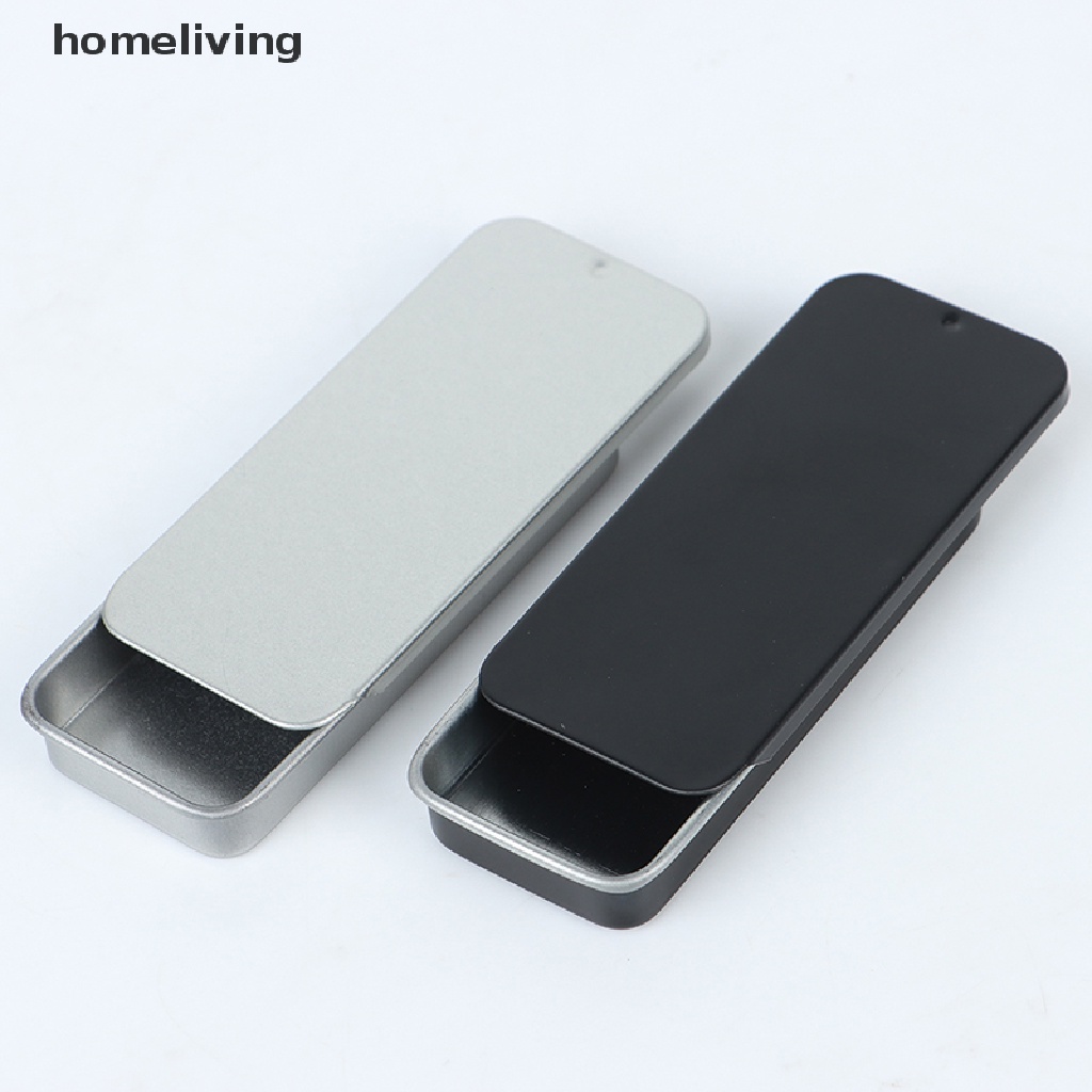 Hộp Thiếc Mini Có Nắp Trượt Dùng Đựng Thuốc / Trang Sức Tiện Dụng