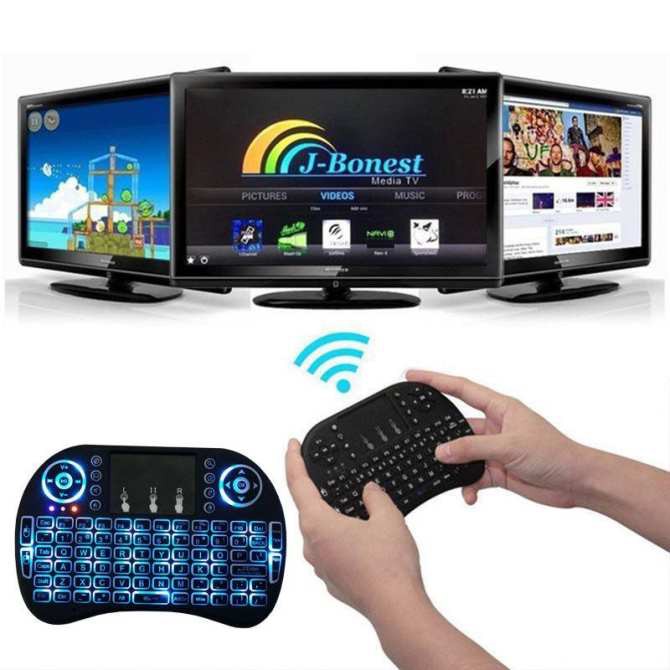 (SALE) (SALE) BÀN PHÍM KIÊM CHUỘT KHÔNG DÂY MINI UKB 500-RF CÓ LED | BigBuy360 - bigbuy360.vn