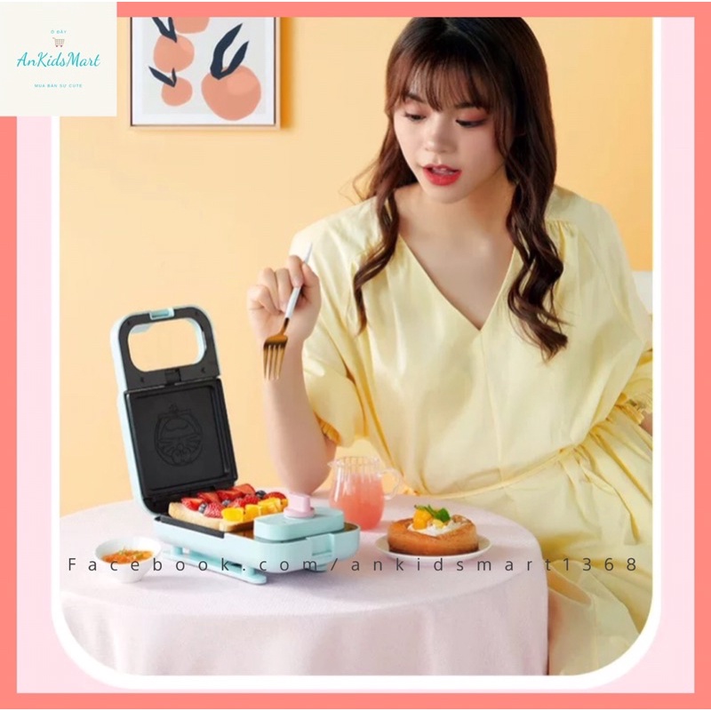 Máy làm bánh kẹp sandwich Doraemon JK1312-K72XD Joyoung Line Friends