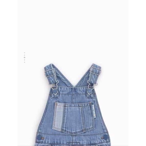 Yếm jean mềm ZR 9/12m-3/4y
