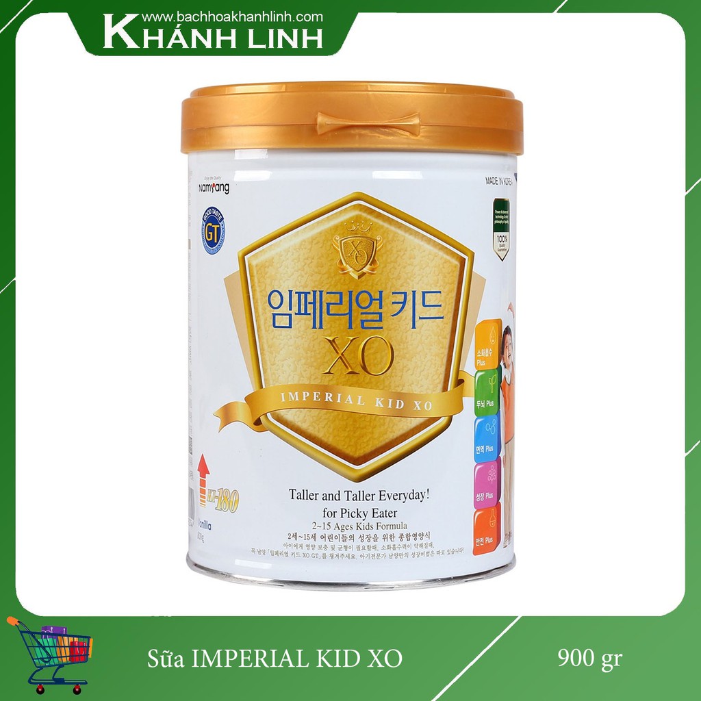 [MUA 4 LON CÓ QUÀ] Sữa Imperial Kid XO hương vani 800g