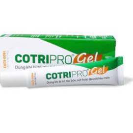 Thương hiệu COTRIPRO  Gel Cotripro hỗ trợ giảm đau cho người bị trĩ, táo bón nứt hậu môn (25g)