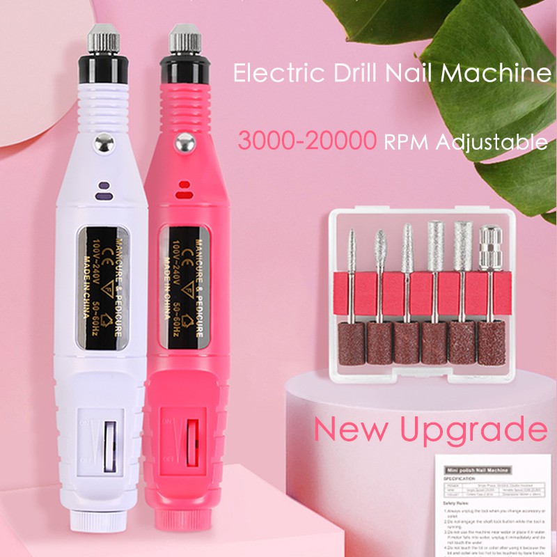 Mới Máy Mài Móng Tay Mini Sạc USB Tiện Dụng