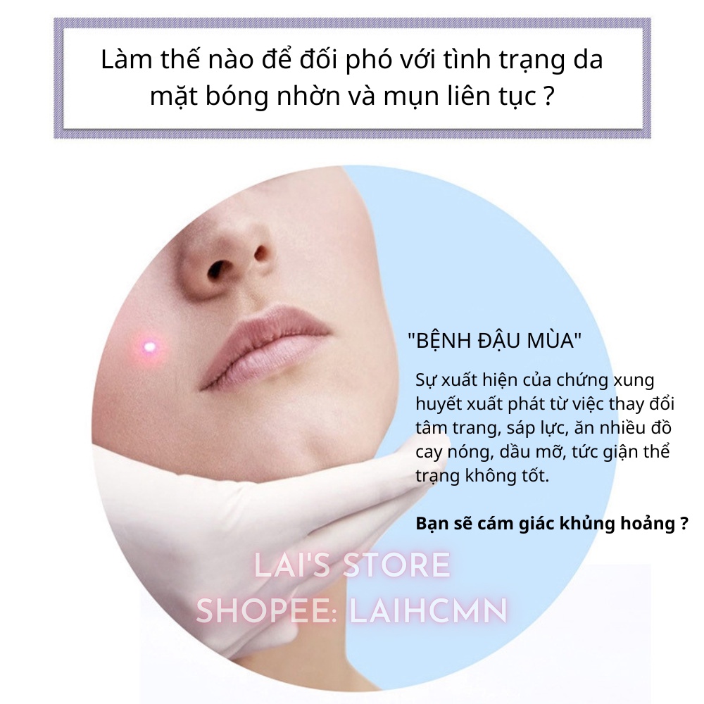 Serum Mụn Pure Skin Bioaqua  Thích Hợp Cho Da Mụn, Mụn Trứng Cá, Mụn Đầu Đen, Mụn Bọc, Mụn Mủ, Thâm Mụn Chính Hãng