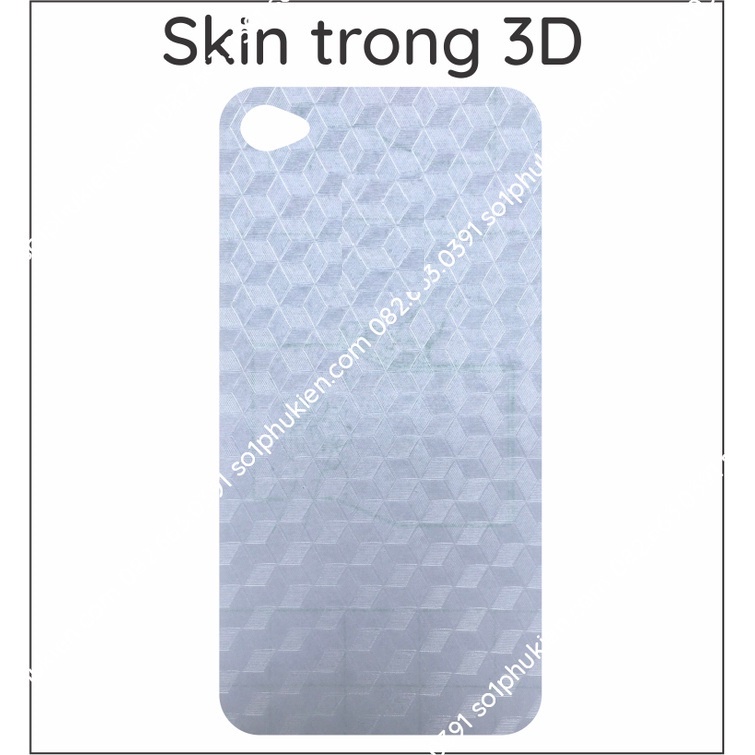 Miếng dán mặt lưng skin carbon iPhone 4 / 4s