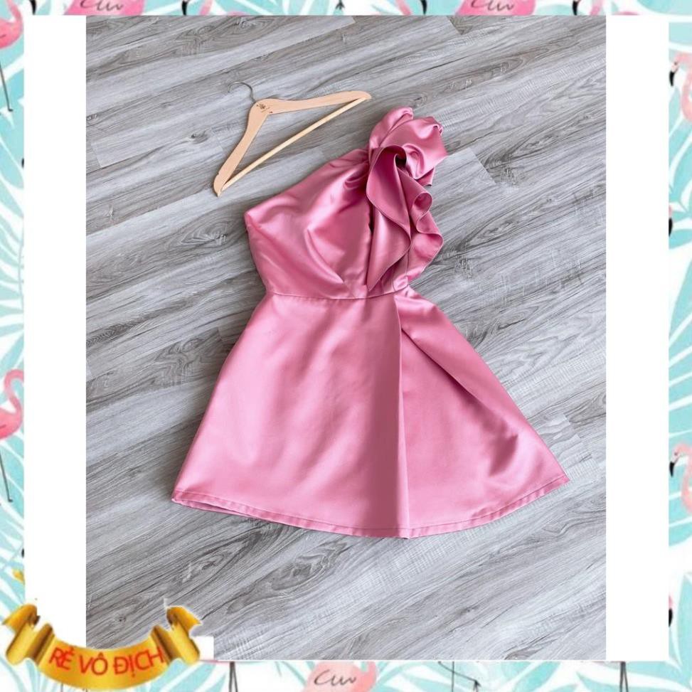 Đầm dự tiệc lệch vai nhíu bèo vai dáng A xinh cực - Maris dress | BigBuy360 - bigbuy360.vn