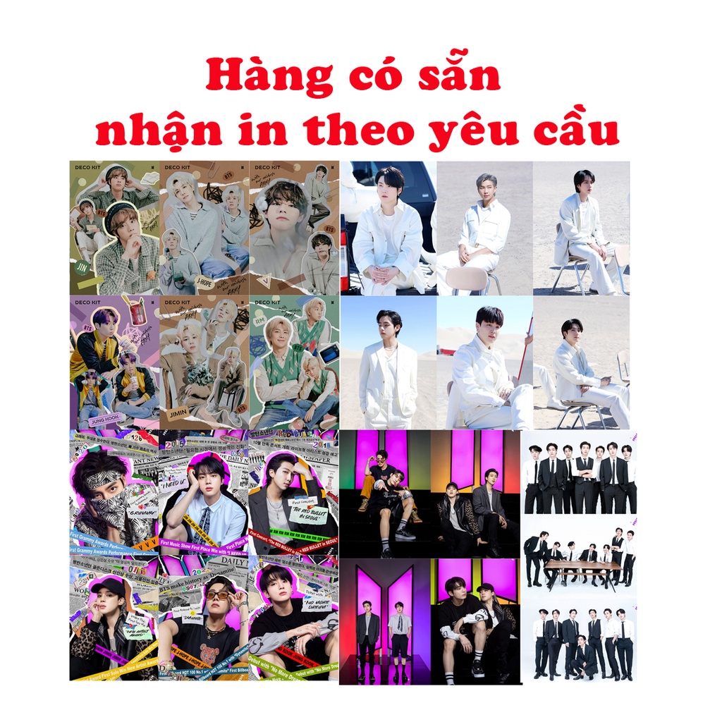 Ảnh BTS cars ảnh BTSs hàng có sẵn nhận in theo yêu cầu
