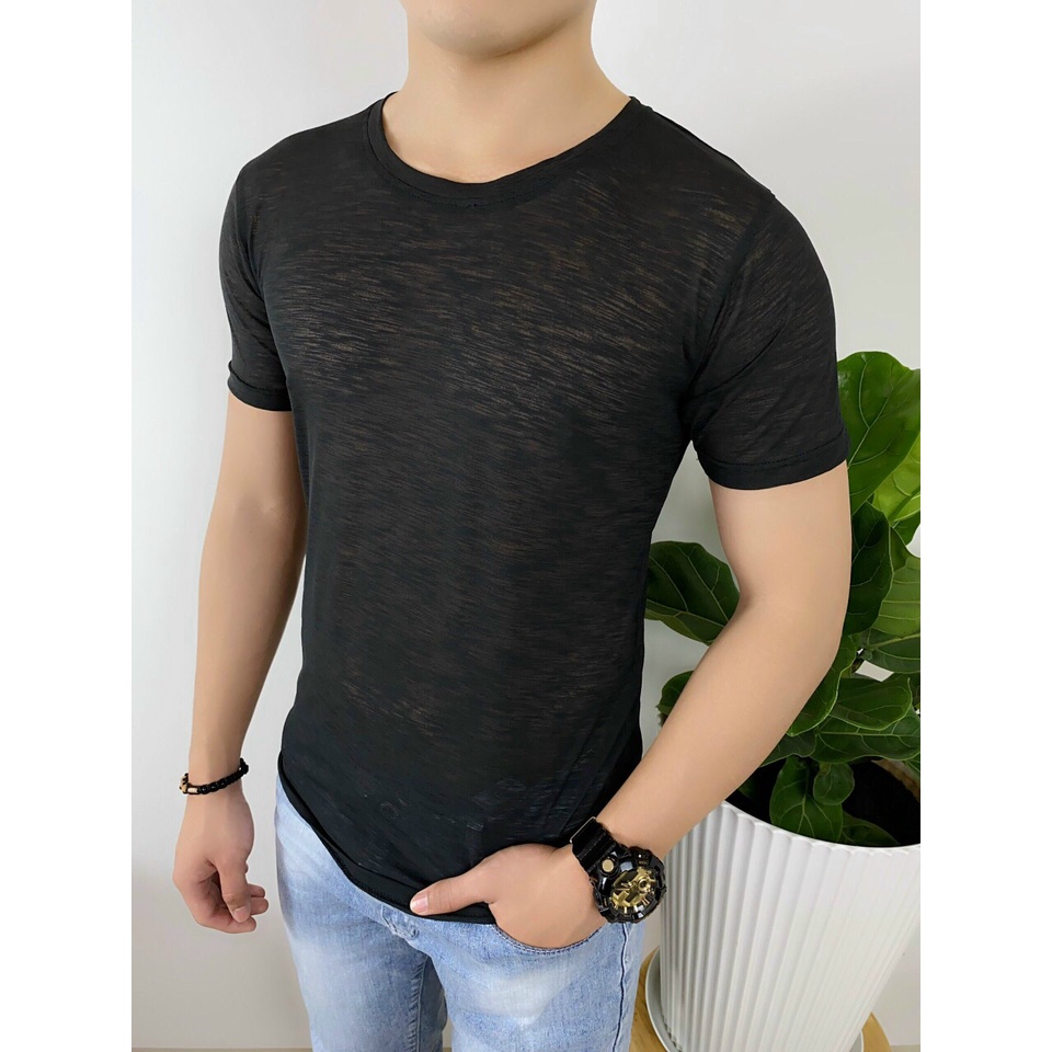 Áo lưới nam ngắn tay phong cách cá tính