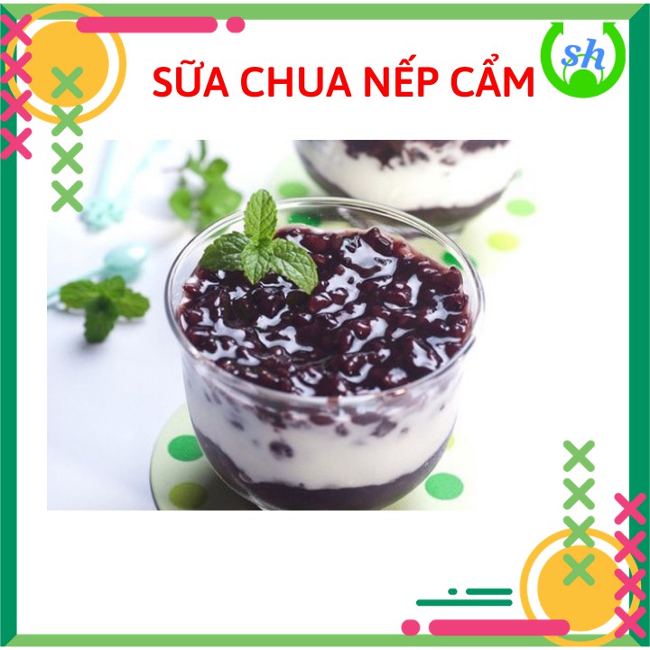Nếp cẩm + men