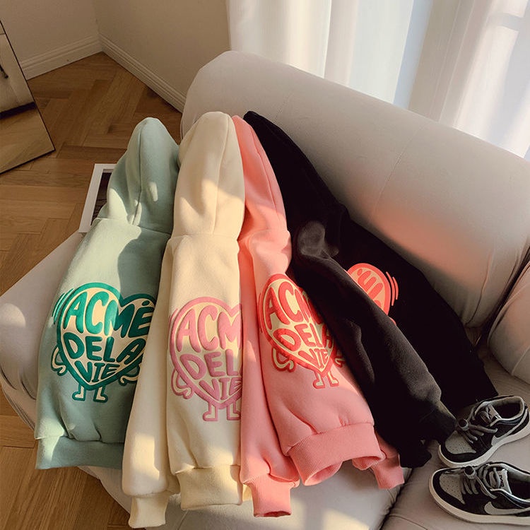 Áo Hoodie Mùa Đông Phong Cách Hàn Quốc Thời Trang Mới Dành Cho Bé Gái 2021