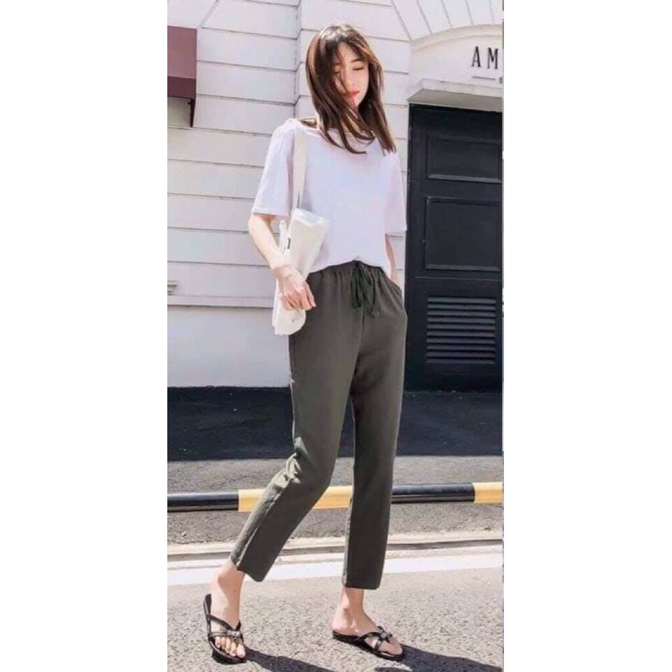 Quần Baggy Đũi Nữ 💖𝑭𝑹𝑬𝑬𝑺𝑯𝑰𝑷💖Quần Nữ Đẹp-Baggy Cạp Chun BGDNC01 | BigBuy360 - bigbuy360.vn