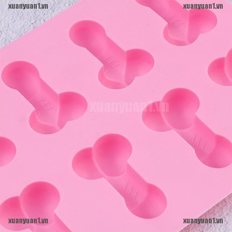 [XUANYUAN1] Khuôn Silicone Làm Thạch Rau Câu 8 Lỗ Hình Bút