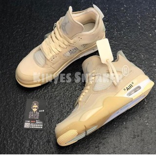 Giày  Air Jordan 4 x Off White | Best Quality|