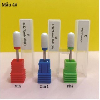 Đầu mài sứ mới dũa phá móng chuyên nghiệp - đầu mài phá, đầu mài mịn, đầu mài khoé loại tốt
