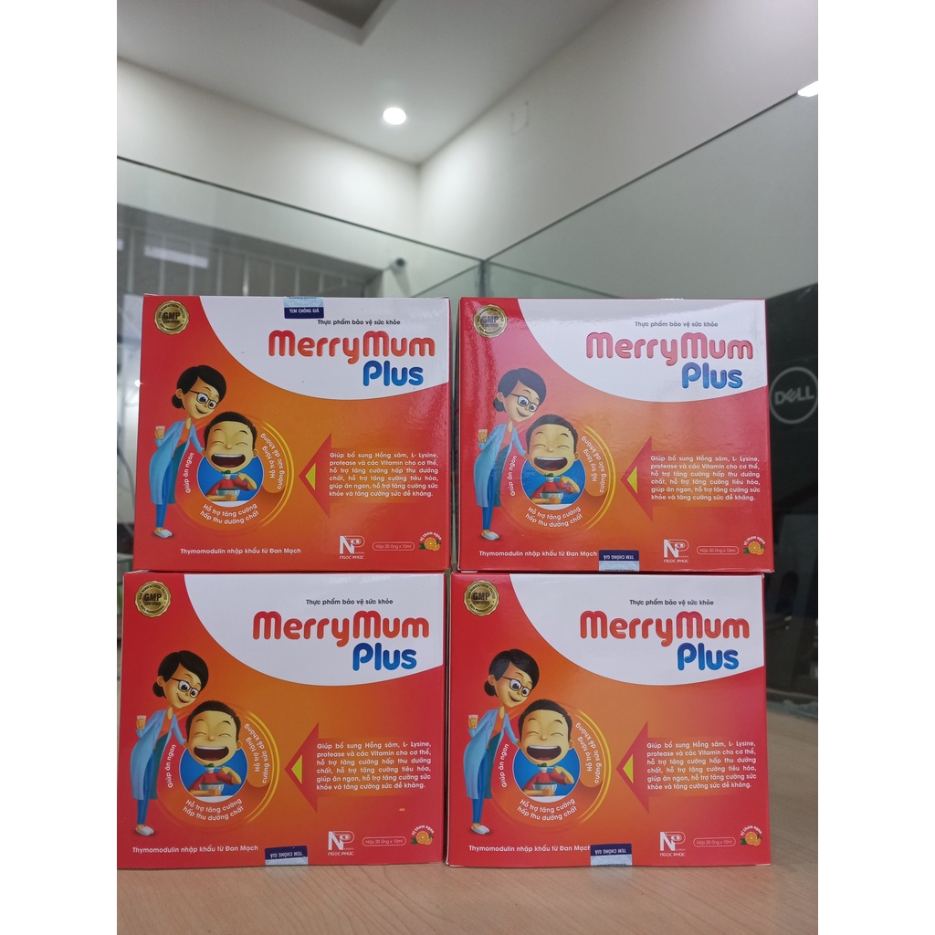MERRYMUM PLUS- Giup bé ăn ngon,tăng cường hệ tiêu hóa và hấp thu dưỡng chất