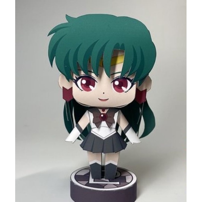 - Mô hình giấy Anime Chibi Setsuna Meioh - Thủy Thủ Sao Diêm Vương