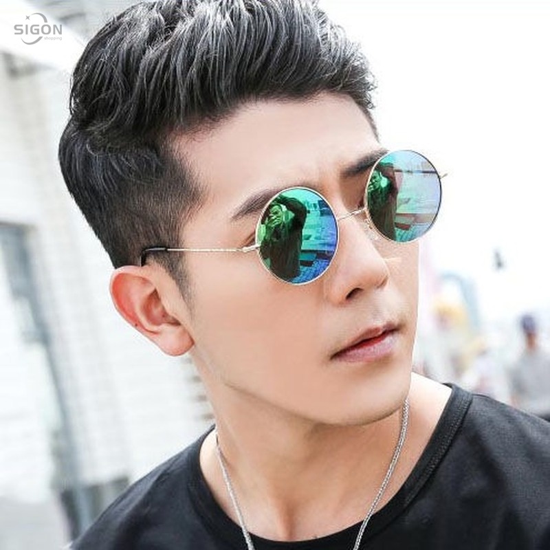 Kính Mát Gọng Tròn Chống Tia Uv Sự Bảo Vệ