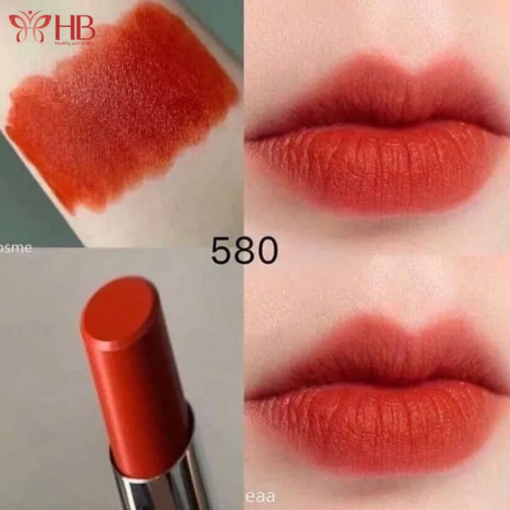 [Hàng Nhập Khẩu 100%] Son Shu Uemura Màu 570 Vỏ Đen - Đỏ Cam